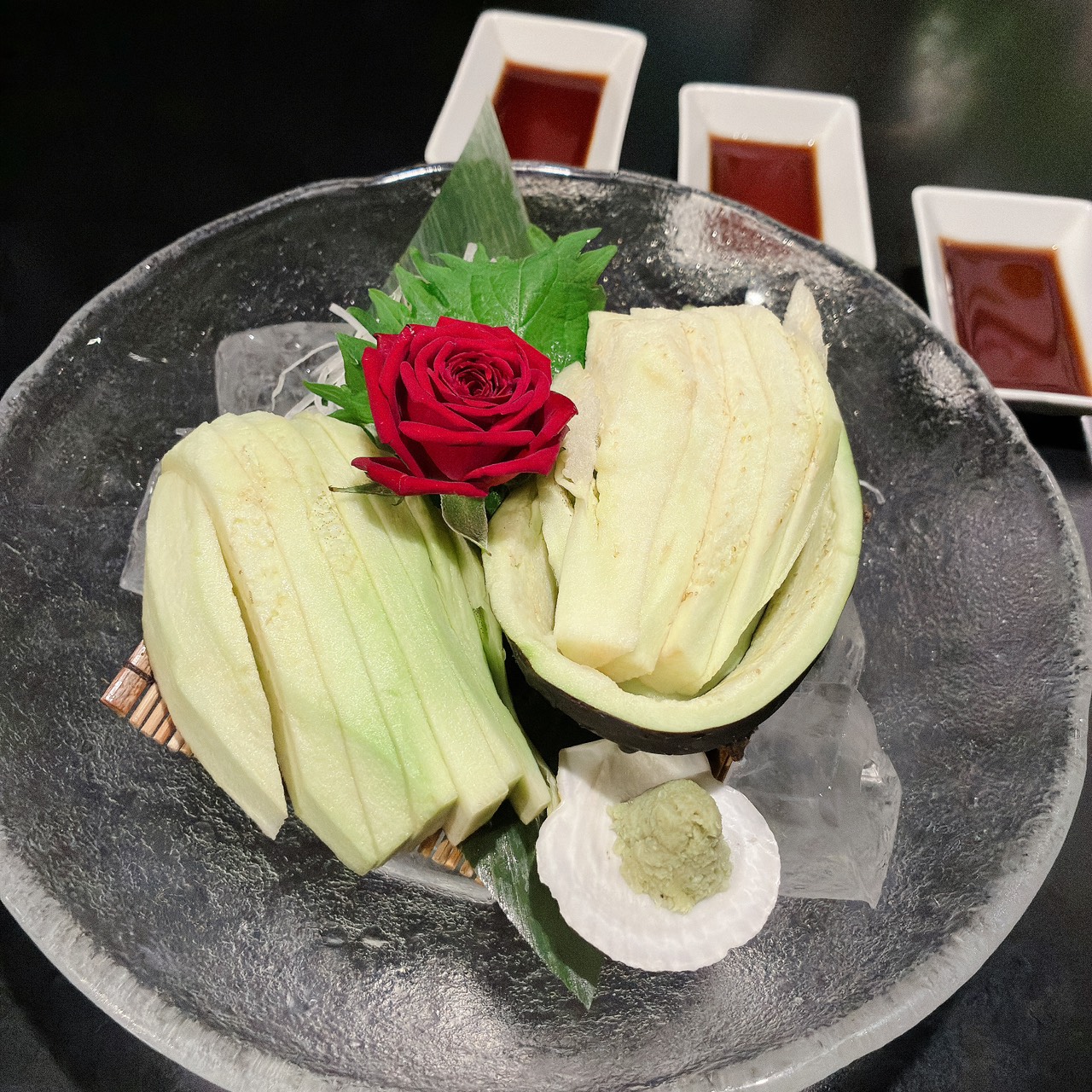 水茄子のお造り